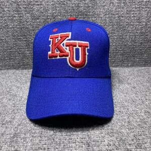 Kansas Jayhawks Hat Cap Strap Back NCAA Basketball Big 12 Conference Mens